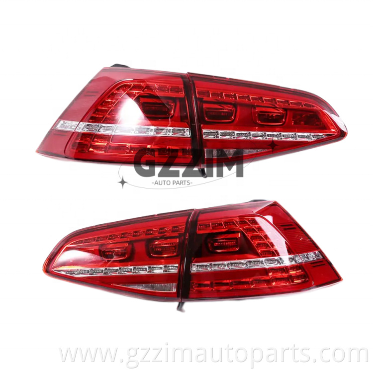 ABS Plastic Modified Rear Tail Lamp Light Used For Golf 7 5GG945207/208A 5GG945307/308B